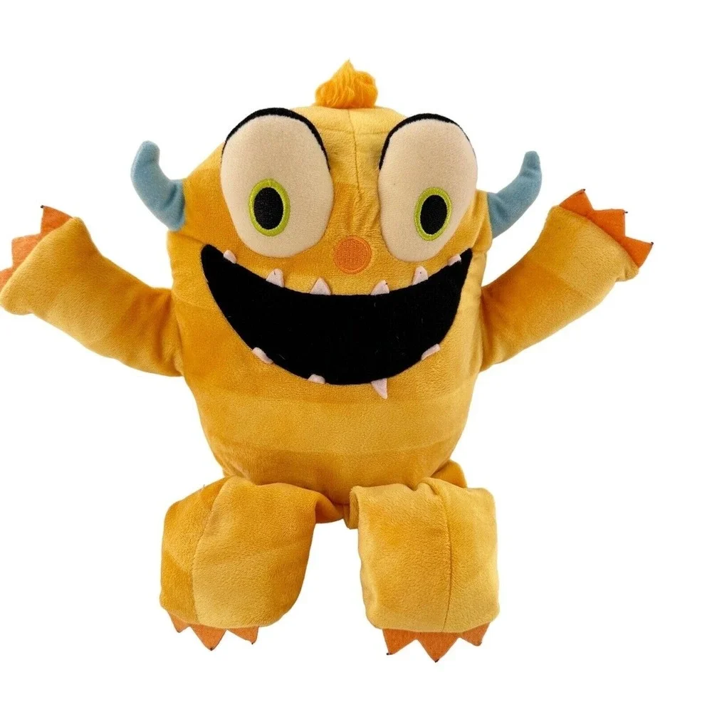 Kohls Cares Yellow Striped Plush Monster Toy Monsters Dont Play With Food a